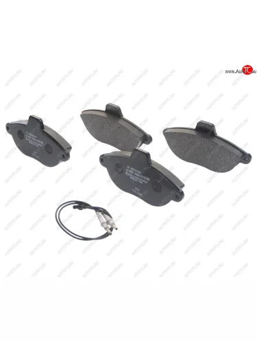 Колодки тормозные передние (4шт.) BOSCH CITROEN Jumpy рестайлинг (2004-2007)