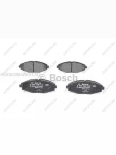Колодки тормозные передние (4шт.) BOSCH Daewoo Matiz M100 дорестайлинг (1998-2000)
