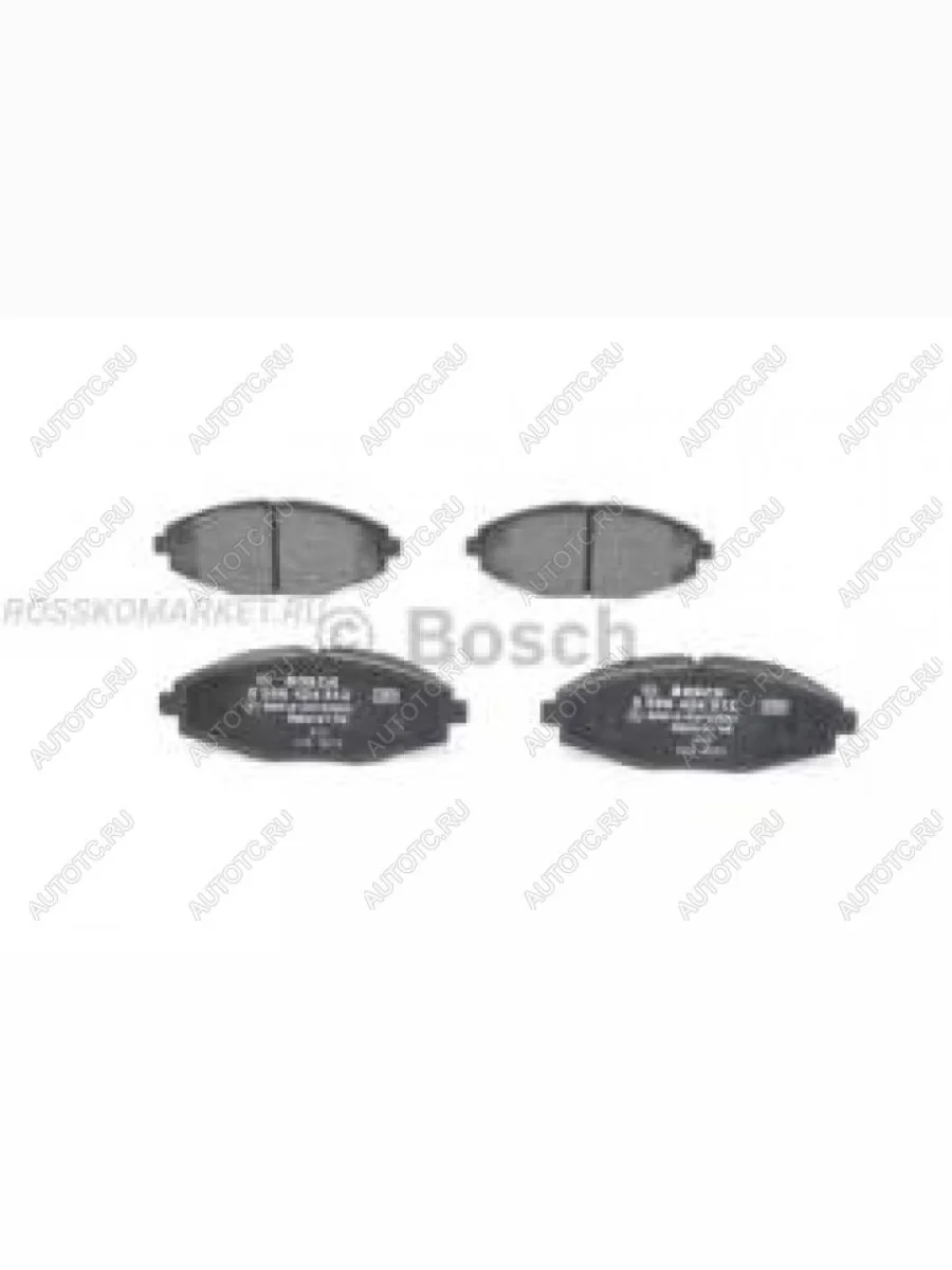Колодки тормозные передние (4шт.) BOSCH Daewoo Matiz M100 дорестайлинг (1998-2000)  в Керчи Республика Крым