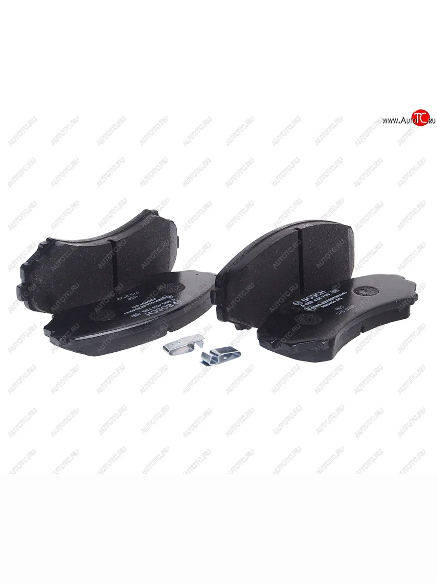 Колодки тормозные передние (4шт.) BOSCH Mitsubishi Pajero 3 V70 дорестайлинг (1999-2003)  в Самаре Самарской области