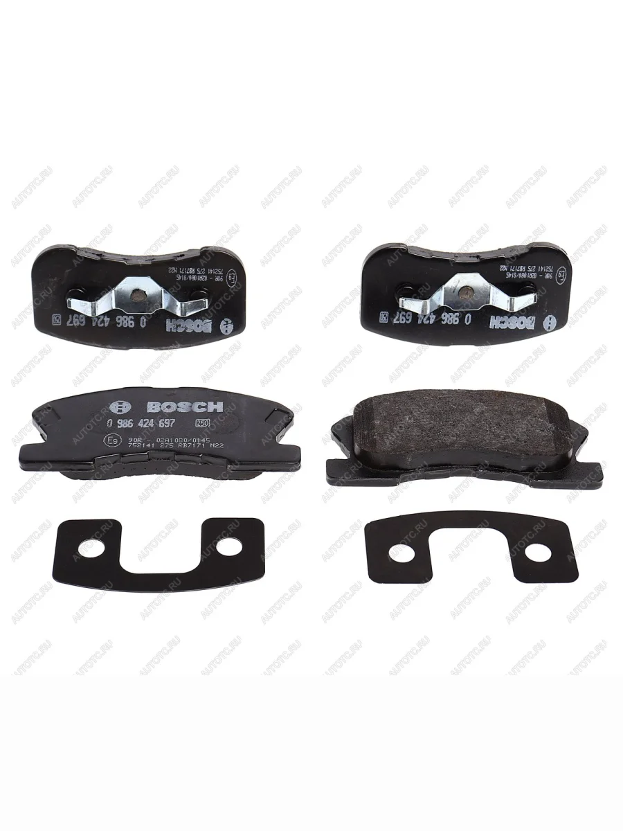 Колодки тормозные передние (4шт.) BOSCH Toyota Duet (1998-2004)  в Керчи Республика Крым