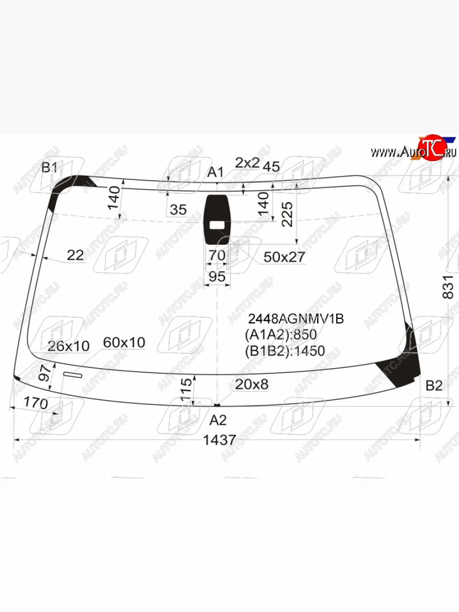 Стекло лобовое (Датчик дождя) BMW FUYAO BMW 1 серия E87 хэтчбэк 5 дв. дорестайлинг (2004-2007)  с доставкой в г. Керчь