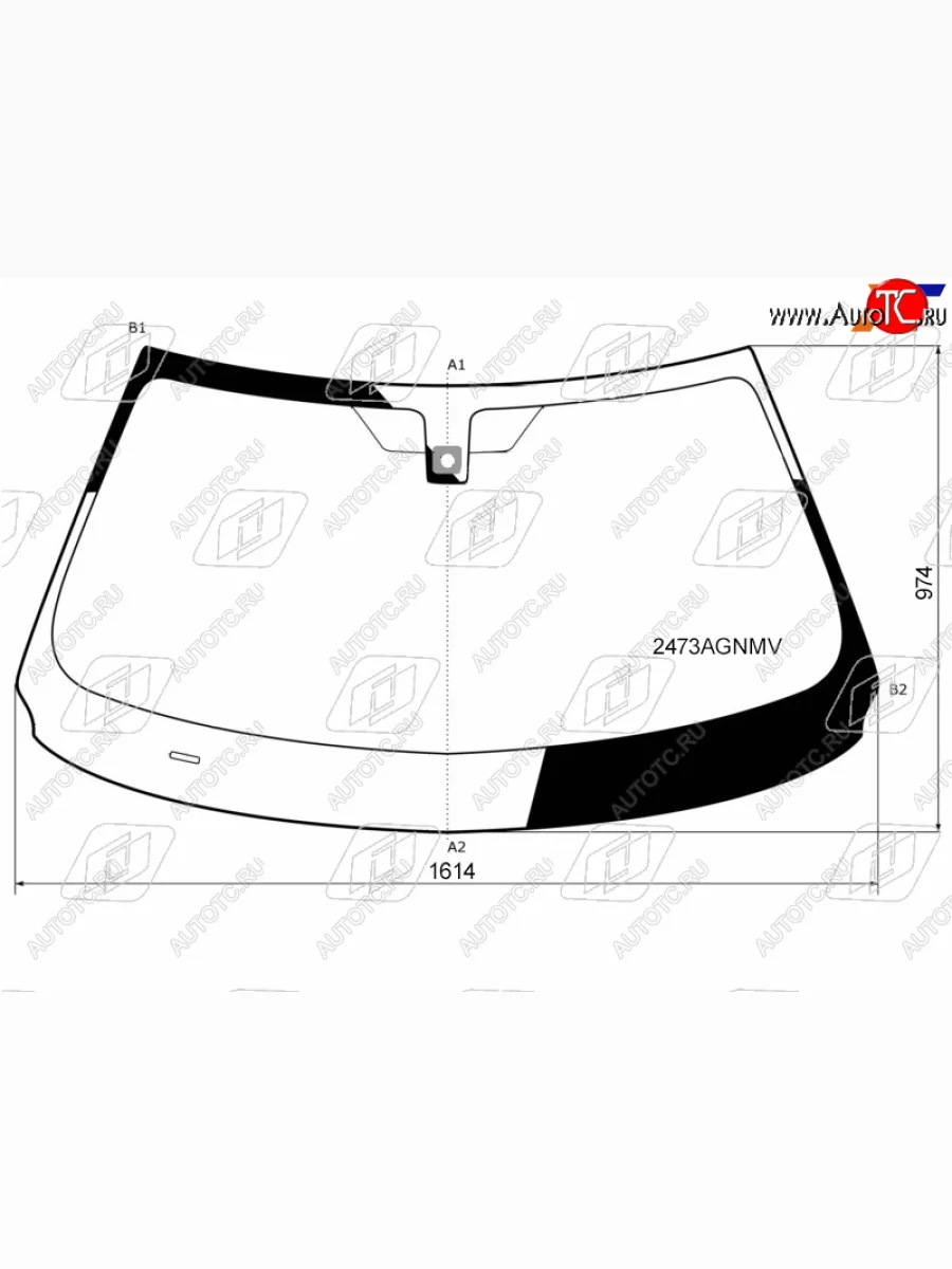 Стекло лобовое (Датчик дождя) FUYAO BMW X5 F15 (2013-2018)  в Керчи Республика Крым