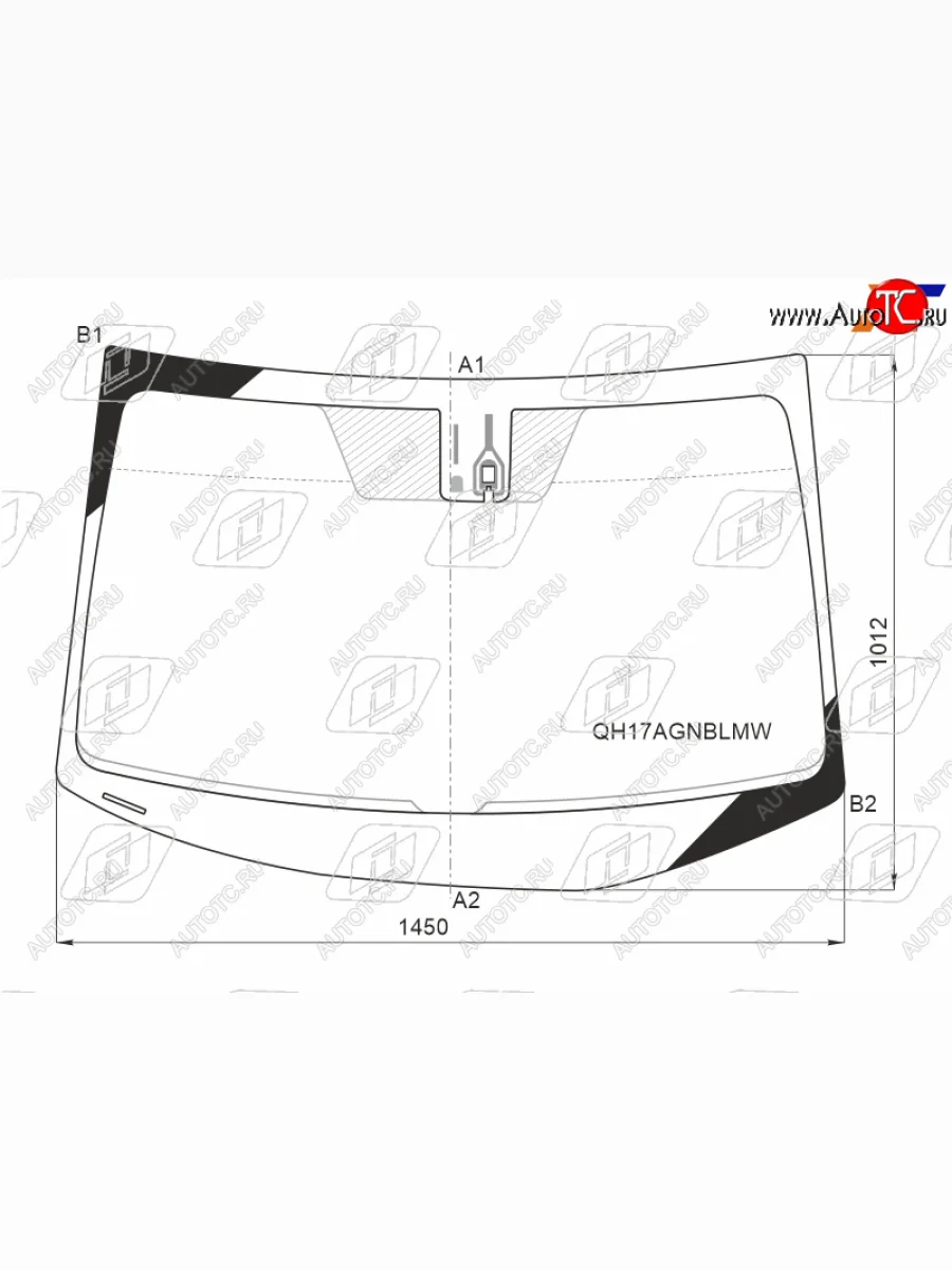 Стекло лобовое (Датчик дождя) FUYAO  Honda Accord (2013-2020) 9 CR  в Керчи Республика Крым