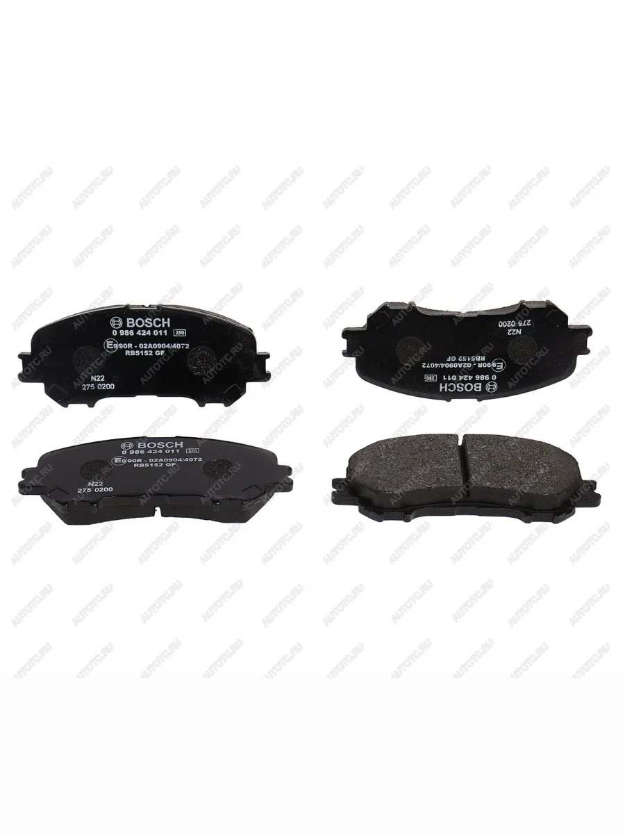 Колодки тормозные передние (4шт.) BOSCH Nissan Qashqai 2 J11 рестайлинг (2017-2022)  в Самаре Самарской области