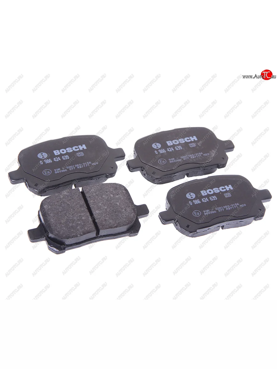 Колодки тормозные передние (4шт.) BOSCH Toyota Corolla E150 седан рестайлинг (2009-2013)  в Керчи Республика Крым