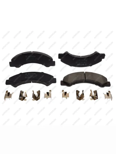 Колодки тормозные задние (4шт.) BOSCH Isuzu Elf (NPR75)  рестайлинг (2003-2007)