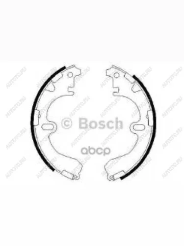 Колодки тормозные задние барабанные (4шт.) BOSCH Toyota Corolla E110 седан дорестайлинг (1991-1995)