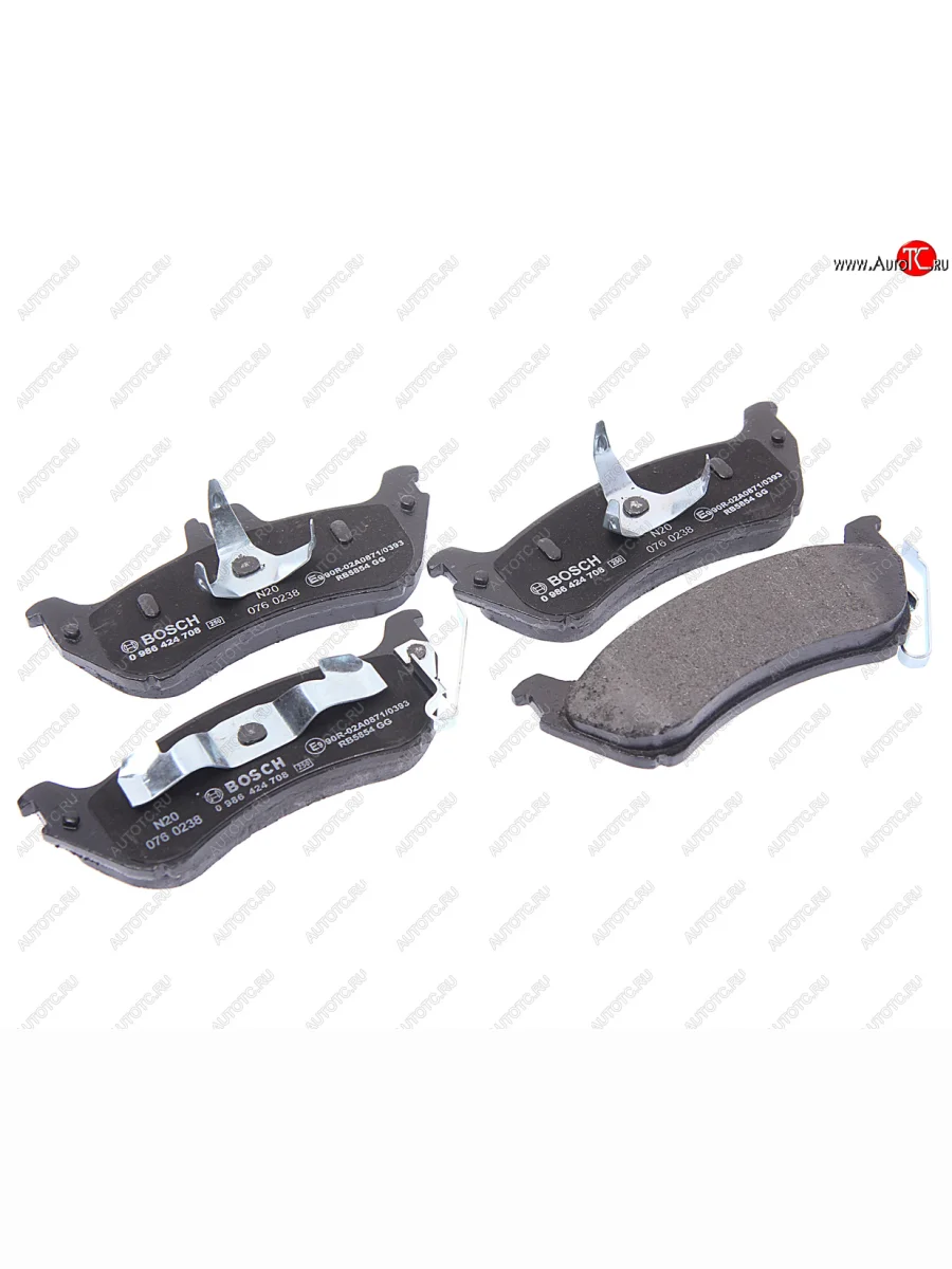 Колодки тормозные задние (4шт.) BOSCH Mercedes-Benz ML class W163 рестайлинг (2001-2005)  в Керчи Республика Крым