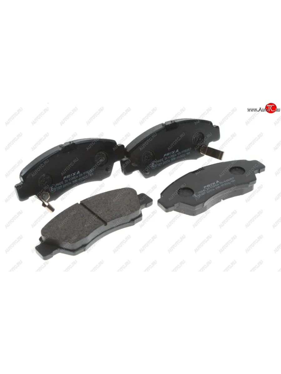 Колодки тормозные передние (4шт.) HANKOOK FRIXA Honda Civic FN купе дорестайлинг (2005-2008)  в Керчи Республика Крым