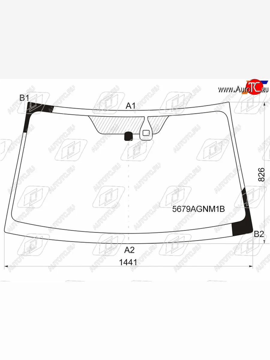 Стекло лобовое (Датчик дождя) FUYAO Mitsubishi Pajero Sport PB рестайлинг (2013-2017)  в Перми Пермском крае