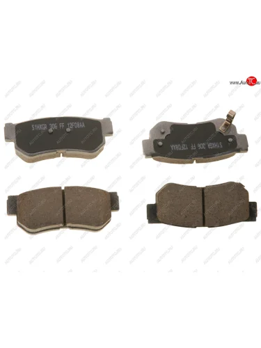 Колодки тормозные задние (4шт.) HANKOOK FRIXA Hyundai Getz TB хэтчбэк 5 дв. рестайлинг (2005-2010)