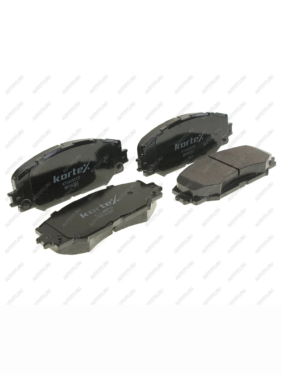 Колодки тормозные передние (4шт.) KORTEX Toyota Corolla E140 седан рестайлинг (2009-2013)  в Перми Пермском крае