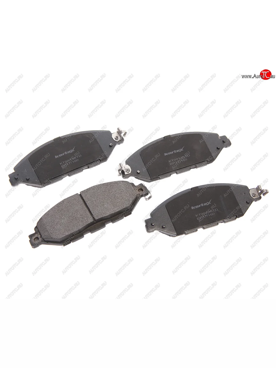 Колодки тормозные передние (4шт.) KORTEX Volkswagen Multivan T5 рестайлинг (2009-2015)  с доставкой в г. Пермь