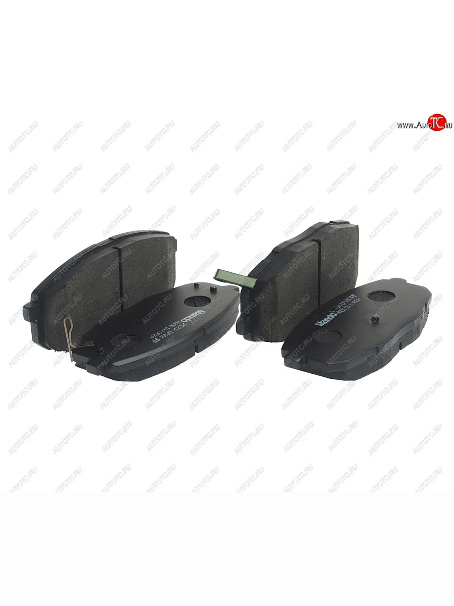 Колодки тормозные передние без отверстий (4шт.) MANDO KIA Ceed 1 ED дорестайлинг, хэтчбэк 5 дв. (2006-2010)  в Керчи Республика Крым