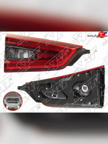 Левый фонарь (LED, внутренний) SAT Nissan Qashqai 2 J11 рестайлинг (2017-2022)