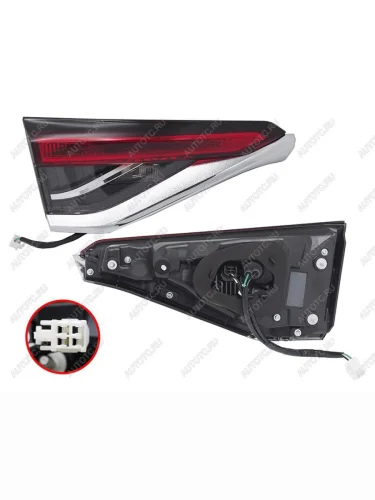 Левый фонарь (LED, внутренний) SAT Toyota Corolla E210 седан дорестайлинг (2018-2022)