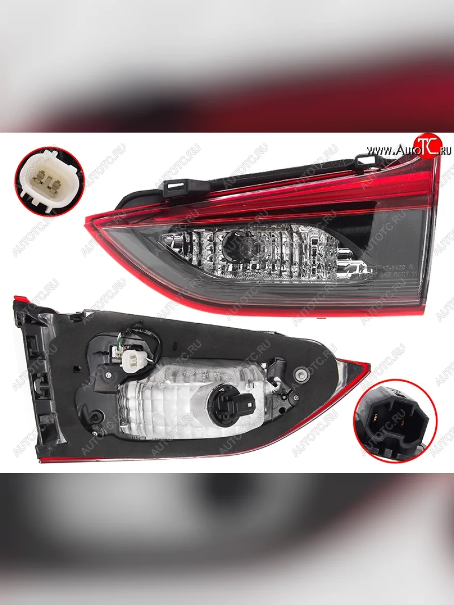 Правый фонарь (LED, внутренний) TYC Mazda 6 GJ 1 рестайлинг универсал (2015-2018)  в Самаре Самарской области