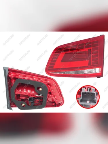 Правый фонарь (LED, внутренний) SAT Volkswagen Touareg 2 NF дорестайлинг (2010-2014)