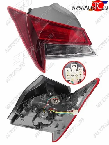 Левый фонарь (внешний) SAT Hyundai Elantra CN7 (2020-2023)