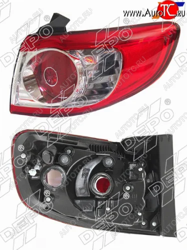 Правый фонарь (внешний) SAT Hyundai Santa Fe  CM (2009-2012) рестайлинг