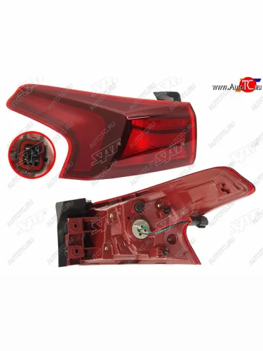 Левый фонарь (внешний) SAT Hyundai Santa Fe TM дорестайлинг (2018-2021)