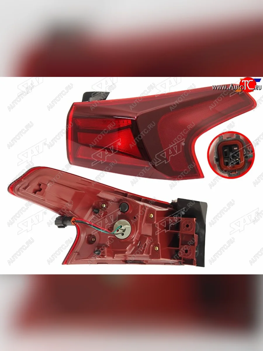 Правый фонарь (внешний) SAT Hyundai Santa Fe TM дорестайлинг (2018-2021)  в Самаре Самарской области