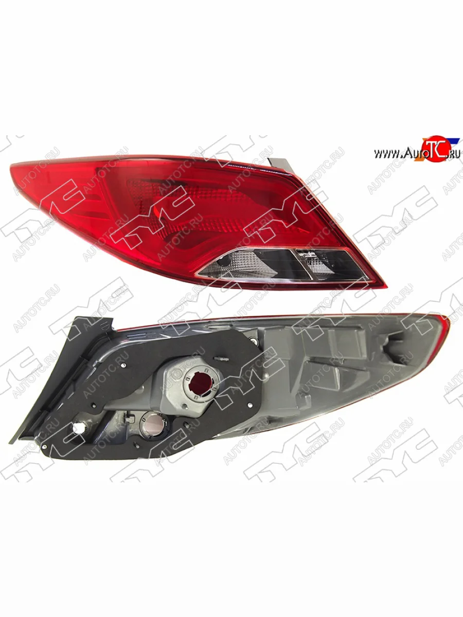 Левый фонарь (внешний) SAT Hyundai Solaris RBr седан дорестайлинг (2010-2014)  в Перми Пермском крае