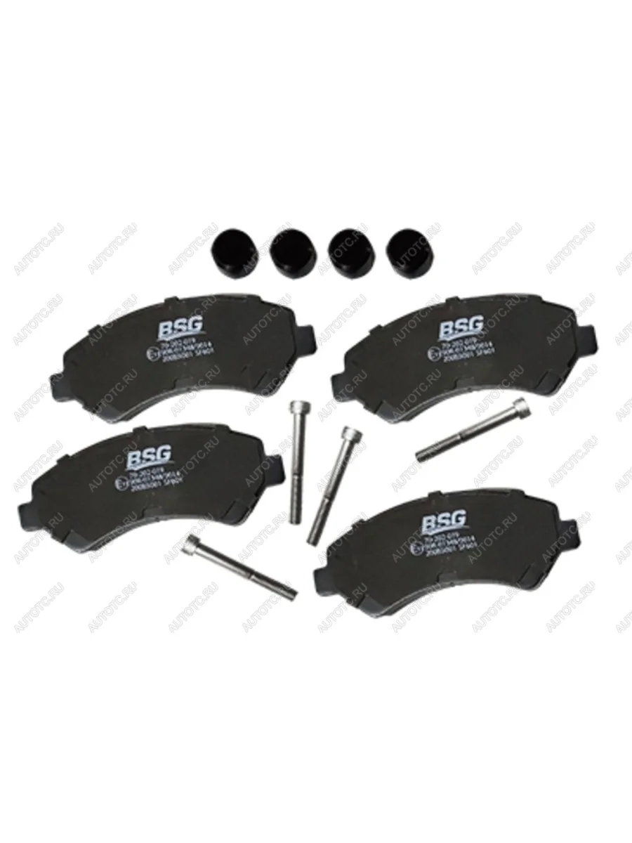 Колодки тормозные передние (4шт.) BSG CITROEN Jumper 250 (2006-2014)  в Самаре Самарской области