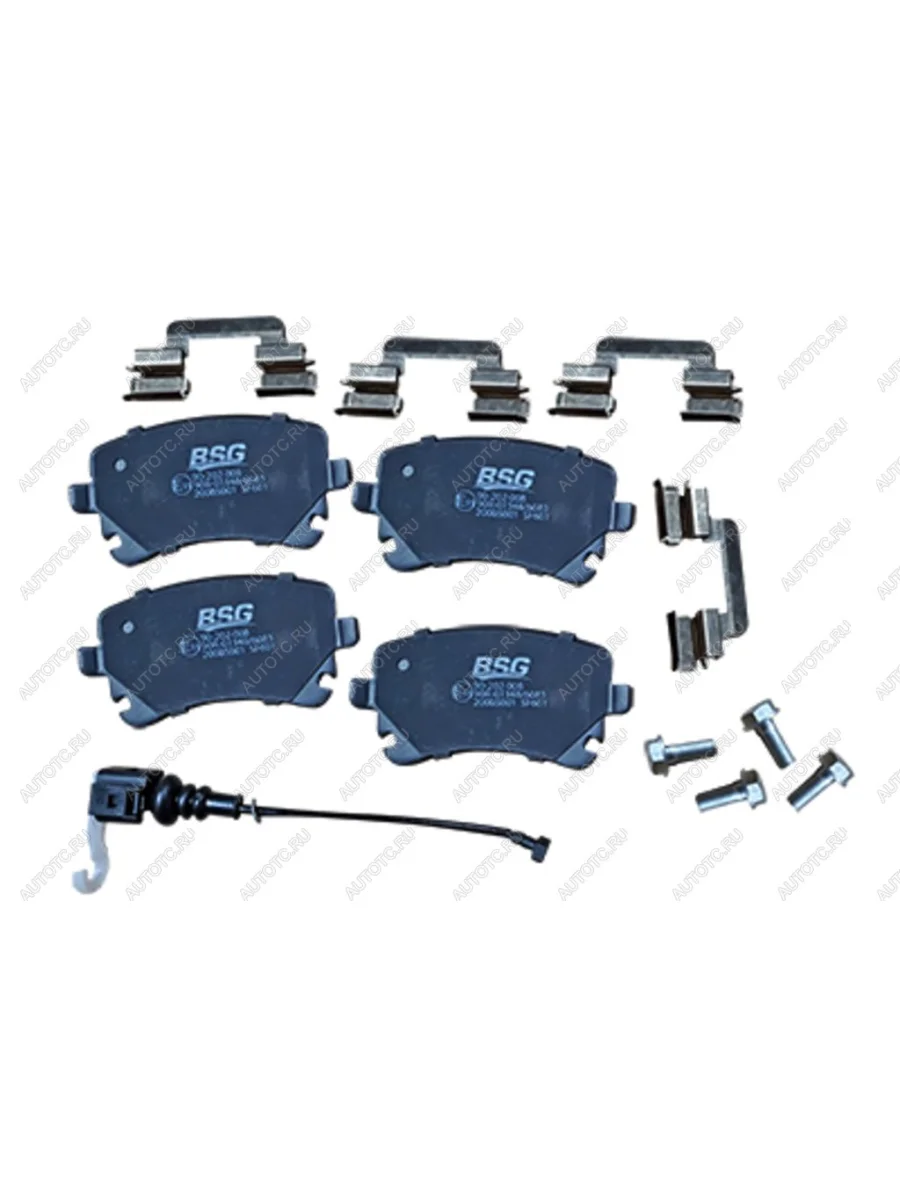 Колодки тормозные задние (4шт.) BSG Volkswagen Transporter T6 дорестайлинг (2015-2019)  в Керчи Республика Крым