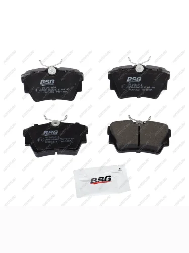 Колодки тормозные задние (4шт.) BSG Renault Trafic X83 дорестайлинг (2001-2006)