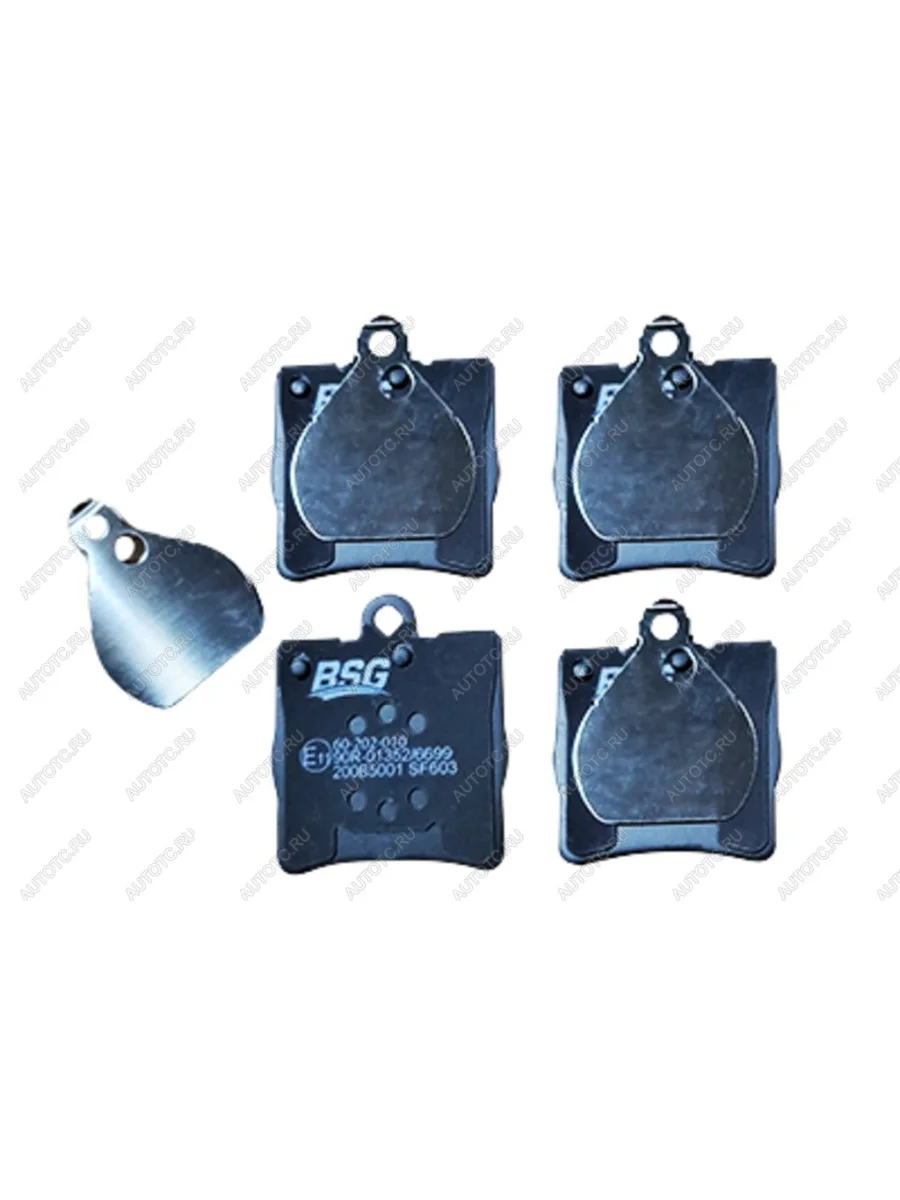 Колодки тормозные задние (4шт.) BSG Mercedes-Benz C-Class W202 дорестайлинг седан (1993-1997)  в Воронеже Воронежской области