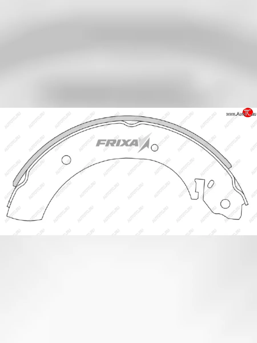 Колодки тормозные задние барабанные (4шт.) HANKOOK FRIXA Hyundai Starex/H1 A1 дорестайлинг (1997-2004)  в Перми Пермском крае