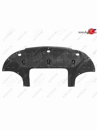 Защита переднего бампера (пыльник) SAT Hyundai Solaris HCR седан дорестайлинг (2017-2020)