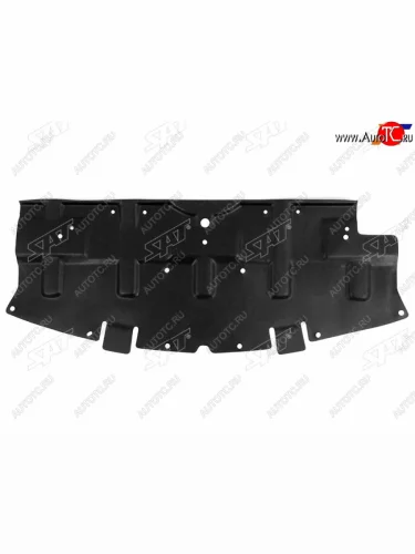 Защита переднего бампера (пыльник) SAT Mazda 6 GH дорестайлинг лифтбэк (2007-2010)