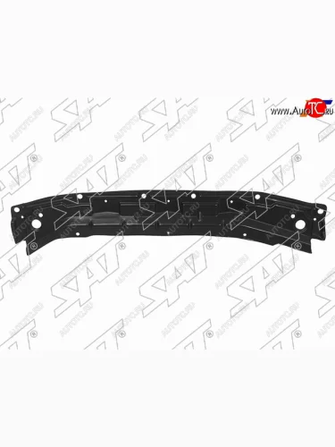 Защита переднего бампера (пыльник) SAT Nissan Almera 3 G15 седан (2012-2019)