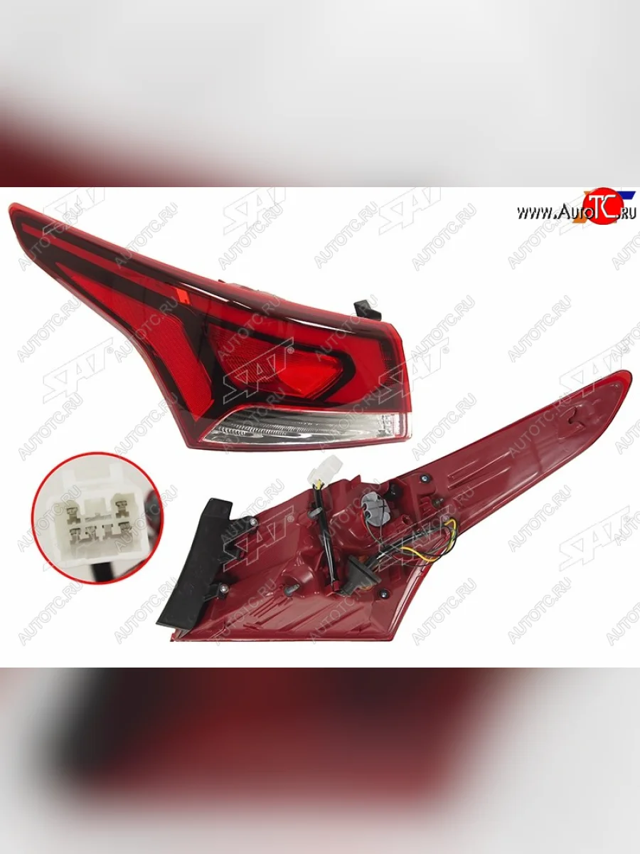 Фонарь задний левый (внешний, LED) SAT Hyundai Solaris HCR седан дорестайлинг (2017-2020)  в Керчи Республика Крым