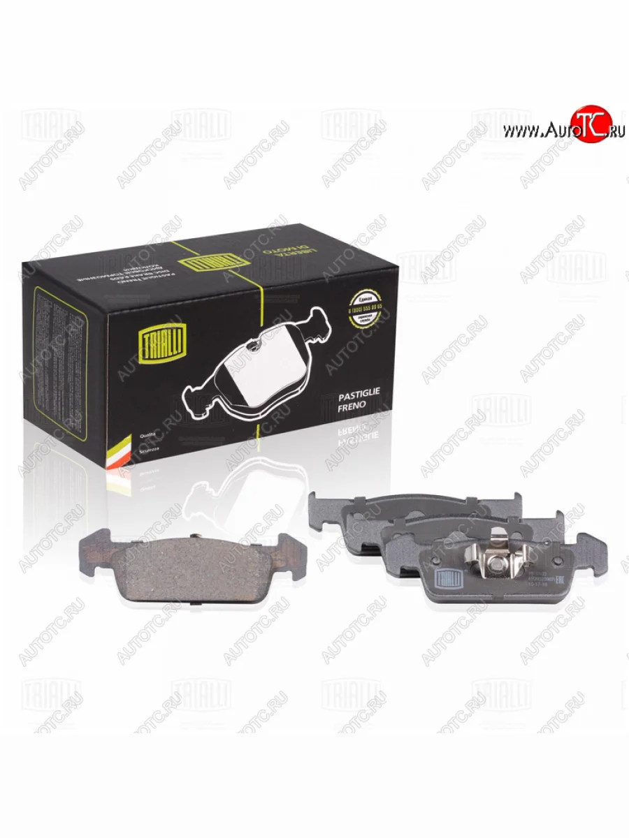 Колодки тормозные передние (4шт.) TRIALLI Renault Sandero 2 дорестайлинг (2014-2018)  в Самаре Самарской области