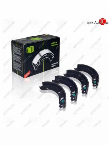 Колодки тормозные задние барабанные (4шт.) TRIALLI ГАЗ ГАЗель Next A62,А65 автобус (2016-2025)