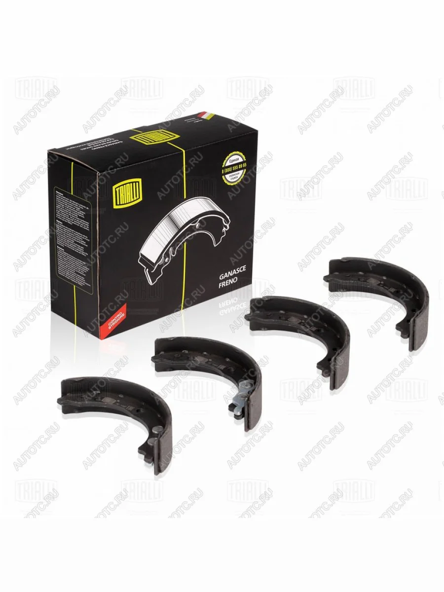 Колодки тормозные задние барабанные (4шт.) TRIALLI CITROEN Jumper 230 (1994-2002)  в Самаре Самарской области