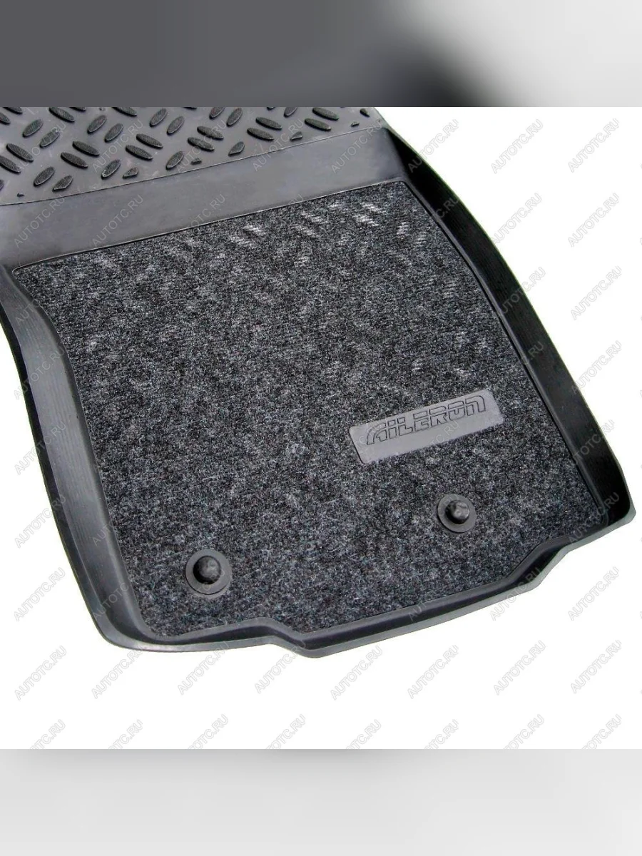 Коврики в салон (3D SOFT комбинированные) Aileron Audi A3 8V1 хэтчбэк 3 дв. дорестайлинг (2012-2016)  с доставкой в г. Керчь