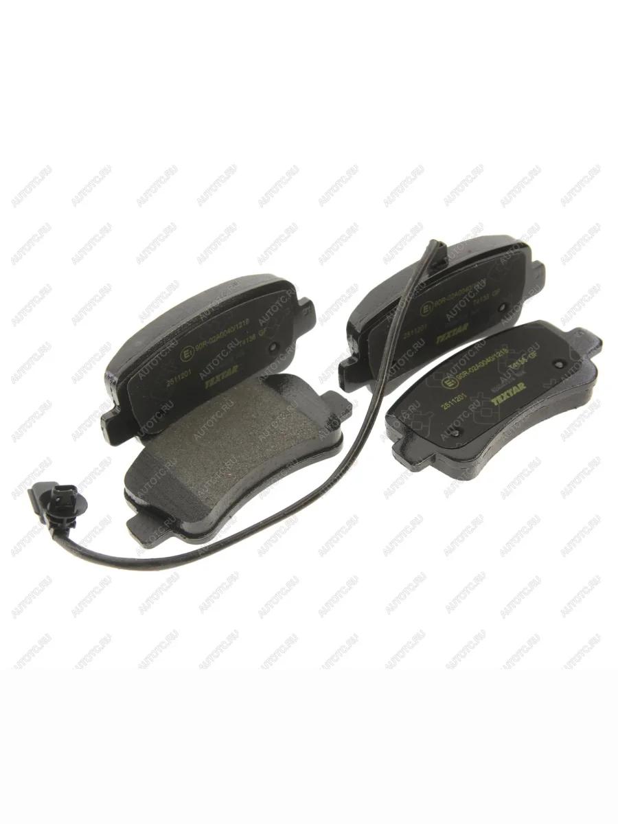 Колодки тормозные задние (4шт.) TEXTAR Renault Master FV,JV фургон дорестайлинг (2010-2015)  с доставкой в г. Керчь