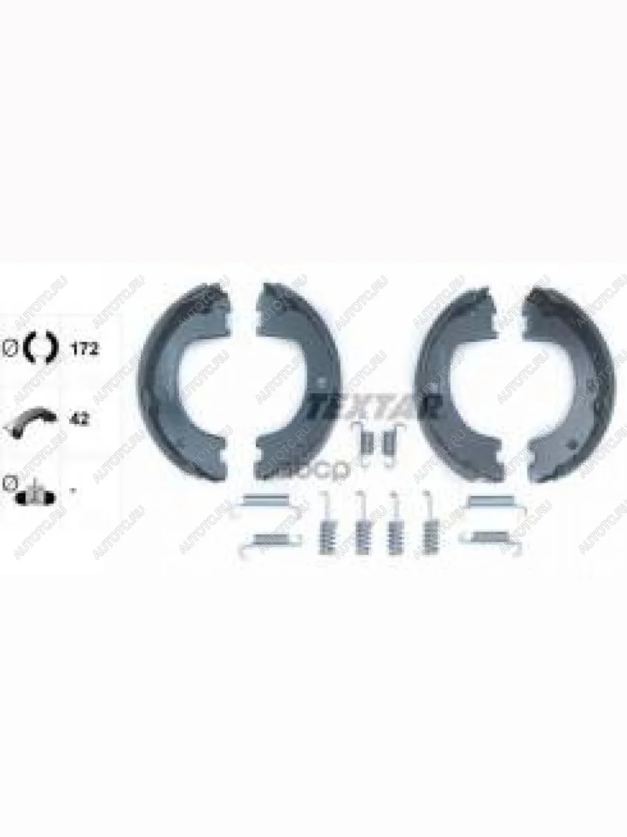 Колодки тормозные задние (4шт.) TEXTAR Mercedes-Benz Sprinter W906 (2006-2013)  в Самаре Самарской области