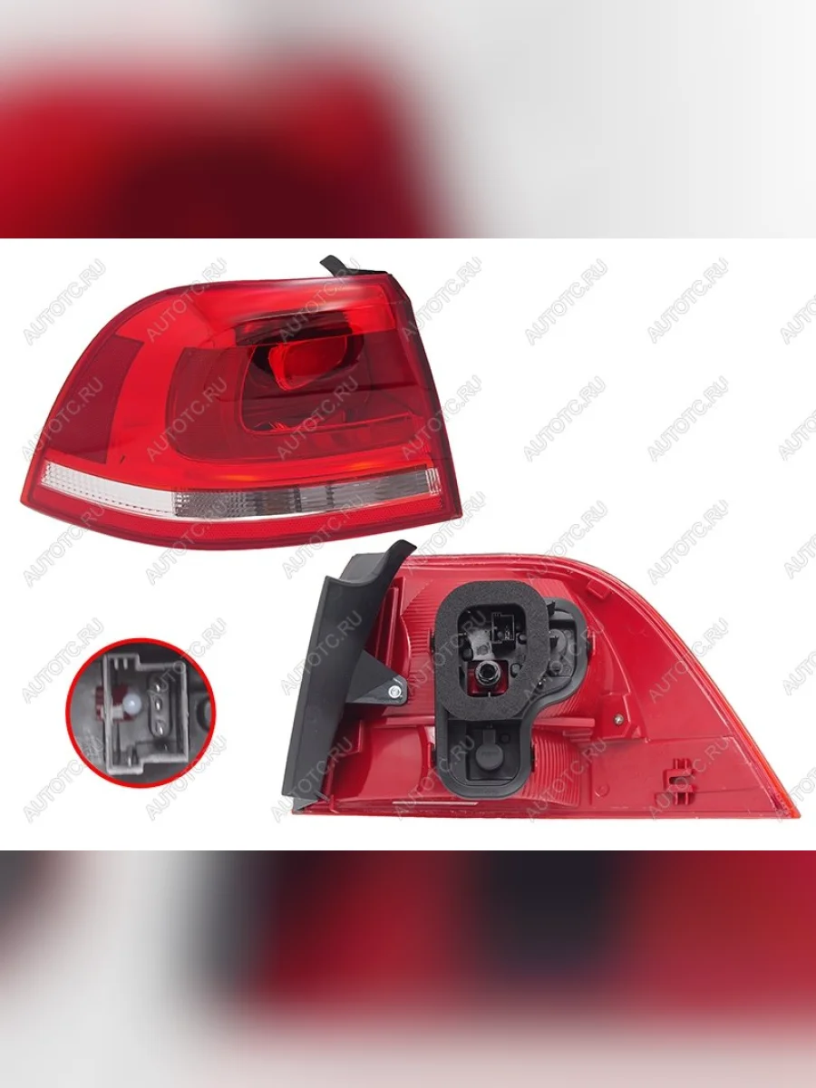 Фонарь задний левый (внешний) SAT Volkswagen Touareg 2 NF дорестайлинг (2010-2014)  в Самаре Самарской области