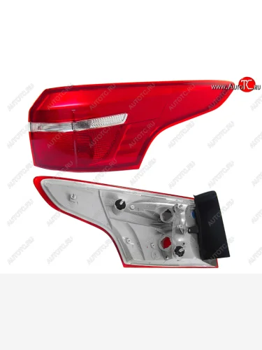 Фонарь задний правый (внешний) SAT Ford Focus  3 (2014-2019) седан рестайлинг, универсал рестайлинг, хэтчбэк рестайлинг