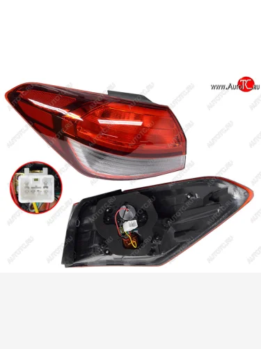 Фонарь задний левый (внешний, LED) SAT KIA Cerato  3 YD (2016-2019) рестайлинг седан