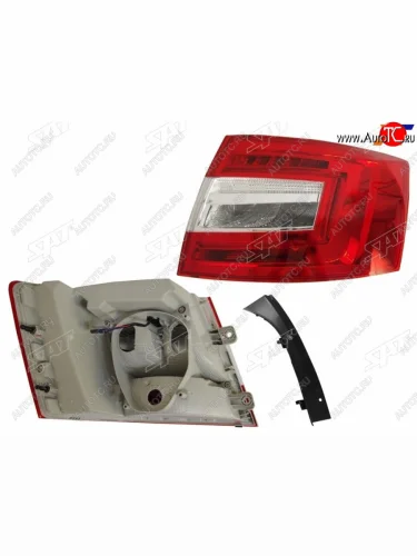 Фонарь задний правый (LED) SAT Skoda Octavia  A7 (2016-2020) рестайлинг лифтбэк