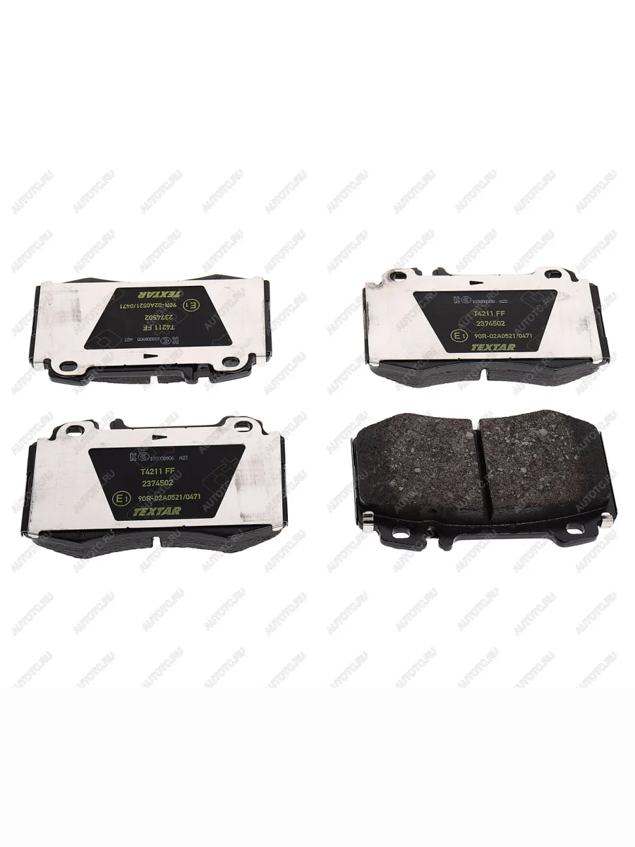 Колодки тормозные передние (4шт.) TEXTAR Mercedes-Benz C-Class W203 дорестайлинг седан (2000-2004)  в Самаре Самарской области