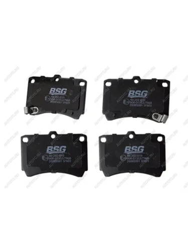 Колодки тормозные передние (4шт.) BSG KIA Rio 1 DC дорестайлинг седан (2000-2002)