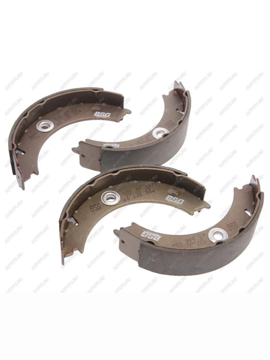 Колодки тормозные задние барабанные (4шт.) BSG Mercedes-Benz Sprinter W901 (1995-2000)  в Самаре Самарской области